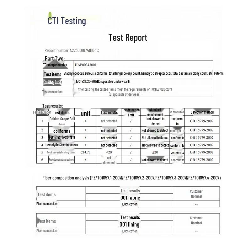 Freego Pure Cotton Disposable Underwear