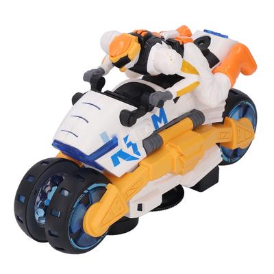 Stunt Transforming Motorcycle with Music Light 360 Degree Rotating Battery Powered Stunt Motorbike