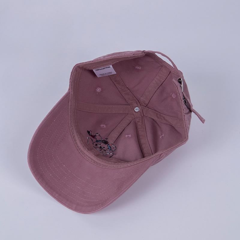 Versatile Baseball Cap Japanese Apple Dog Baseball Cap Women Spring and Summer Korean Version Cartoon Versatile Duck