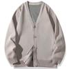 Men's Casual Long Sleeved Velvet Sweater Cardigan Knitted Jacket Top Autumn and Winter Fashionable Versatile Jacket