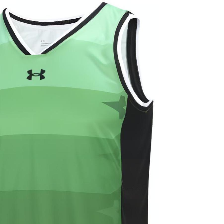 Under Armour Knitted Basketball Training Vest Men Tops Green 21500106-305