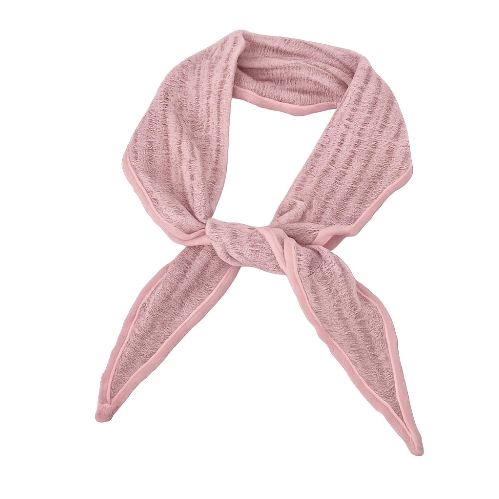 Pure Color Triangle Scarf Multicolor Neckerchief Trendy Head Wrap  Photo Props