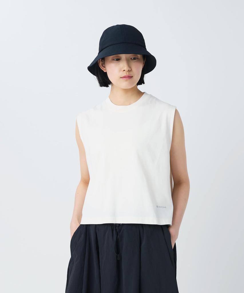 OG Mercerized Sleeveless Sleeveless French Sleeve GREIGE 1 [Snow Peak] T-Shirt CS-26SW001 T-Shirt Women's