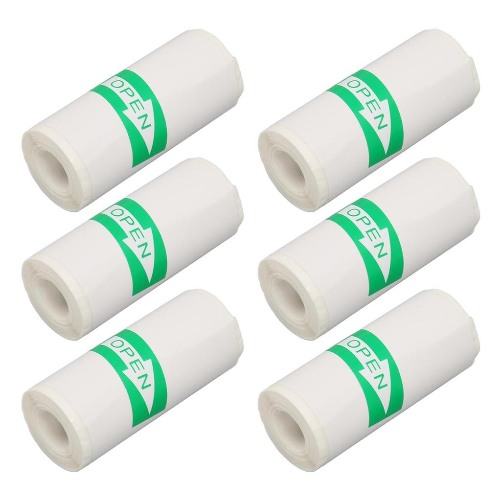 20Pcs Self Adhesive Printer Paper Thermal Printer Paper Refill Label Printer Sticker Paper Roll for