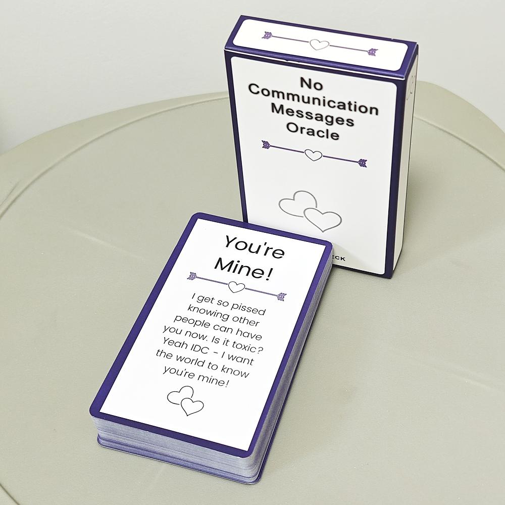Das Keine Kommunikation Orakel Liebesbotschaften Beziehung 54 Karten Deck 10,3*6cm