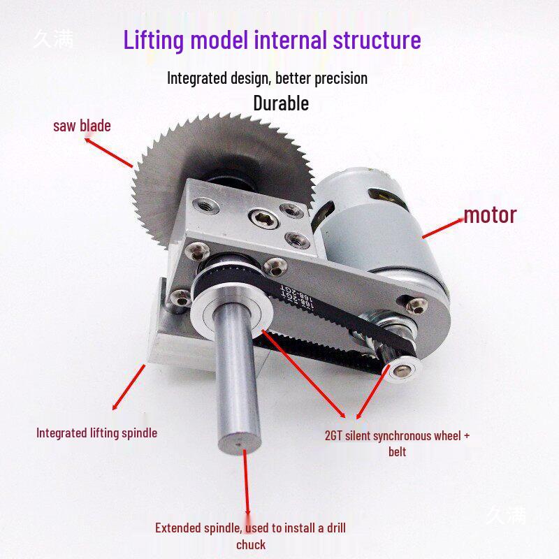 Mini Table Saw Multifunctional Electric Cutter for Woodworking, Acrylic, and PCB