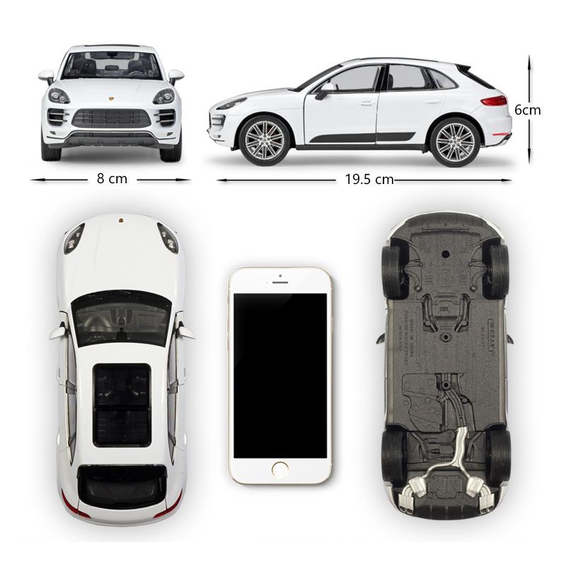 Масштаб 1/24 WELLY Porsche Macan Turbo, модель автомобиля из сплава, литье под давлением, металлические игрушечные автомобили, модель автомобиля, коллекция высокой имитации, детские подарки