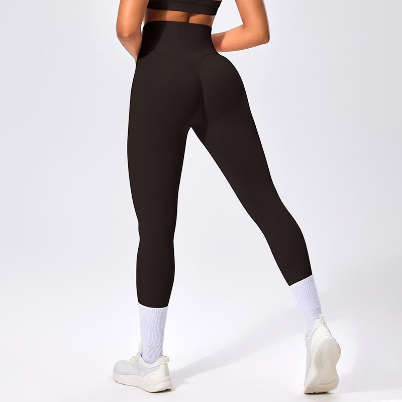Women's High Waist Tummy Control Yoga Pants - Nude Feel, Peach Butt Lift, Ideal for Fitness, Running & Sports