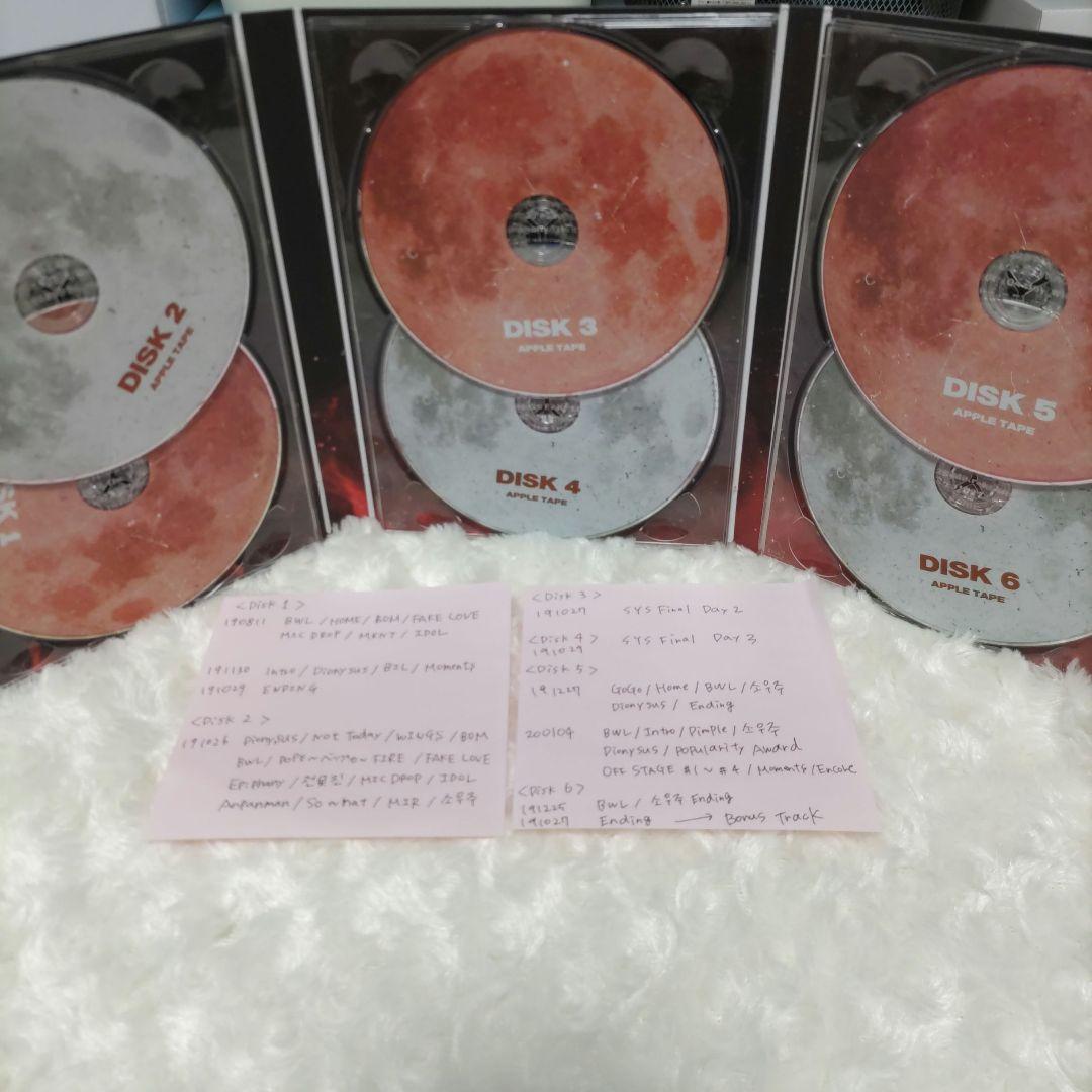 

[USED] BTS JIN Master APPLE TAPE RED MOON DVD
