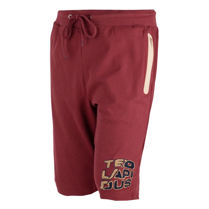 Elastic Shorts with Logo Men TED LAPIDUS