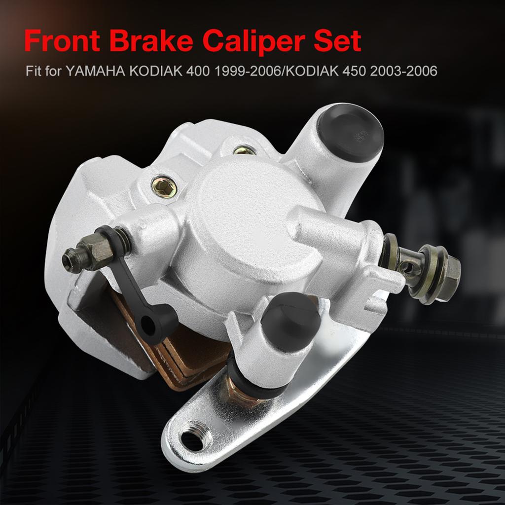 2Pcs Front Brake Caliper Set for KODIAK 400 1999‑2006 KODIAK 450 2003‑2006