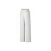 Soft Simple Solid Color Versatile Loose Casual Fleece Lined Warm Knitted Sports Pants Women Bottoms 162547310N-1