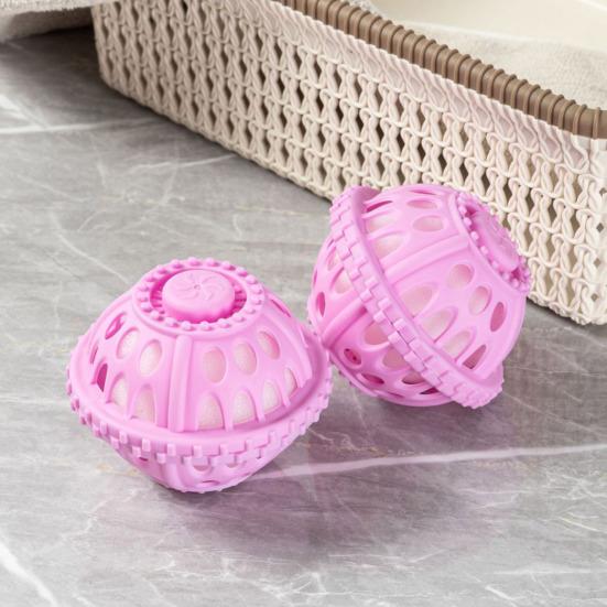 Laundry Ball Pet Hair Remover Debris Remover Clothes Crease Reduction Tool with Textured Surfaces Pet Hair Filter Sponge