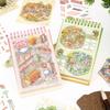 DIY Decorative Sticker Chinoiserie Theme Landscape Sticker Book Scene Sticker Journal Supplies Gift for Kid Child