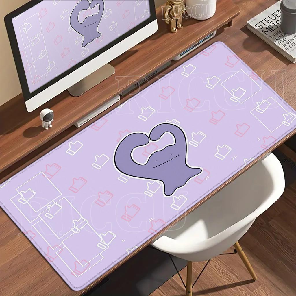 Gaming Pads HD Anime Large Desk Mat Ditto XXL Gamer Mouse Pad Pokémon Keyboard Extended Mousepad Office PC Desks Accessories Rug