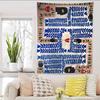 Ancient Egypt Tiger Leopard Printed Large Wall Tapestry Indian Buddha Wall Decoration Witchcraft Bohemian Hippie Decor Blanket