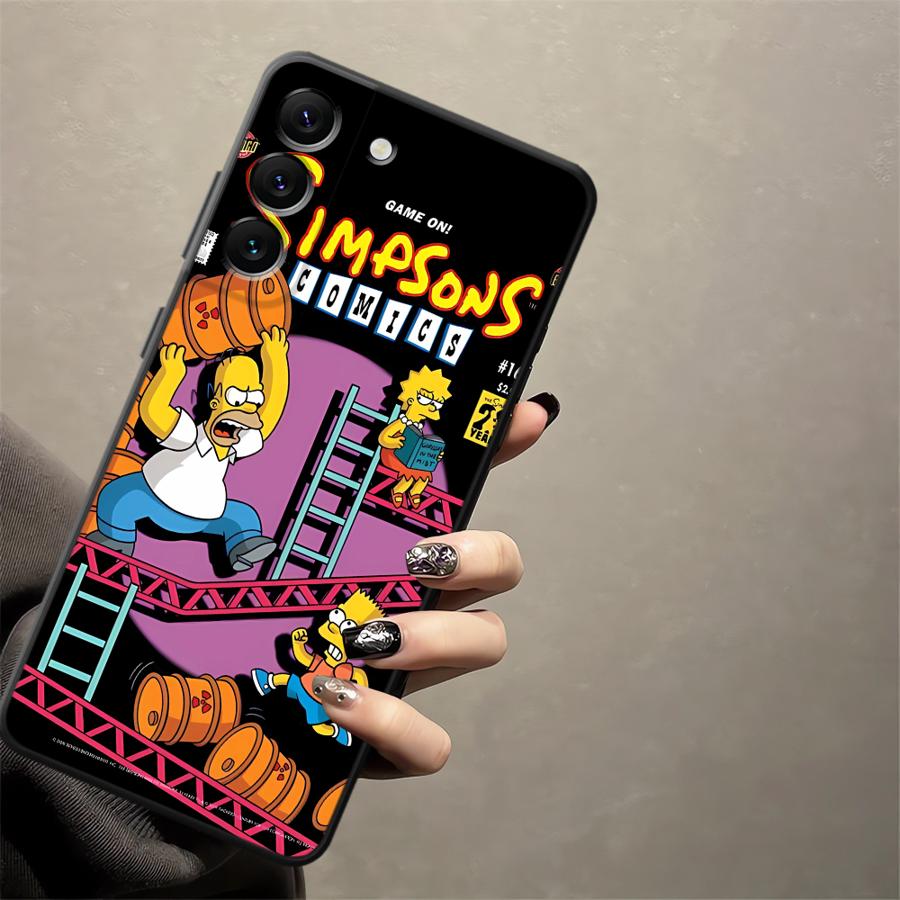 Fun S-simpsons Phone Cover Case for Samsung Galaxy A04 A10 A20 A01 A02 Note 20 Ultra 9 10 A03 A05 A06 A50 A70 A30 A40 A07