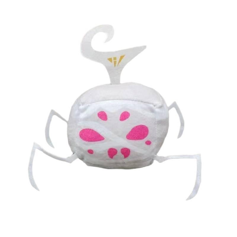 Новая плюшевая игрушка в виде плода дьявола, кукла-коробка, игровая периферия Blox Fruits, короткий плюш, мультяшное животное, ПП хлопок, синяя коробка для льда