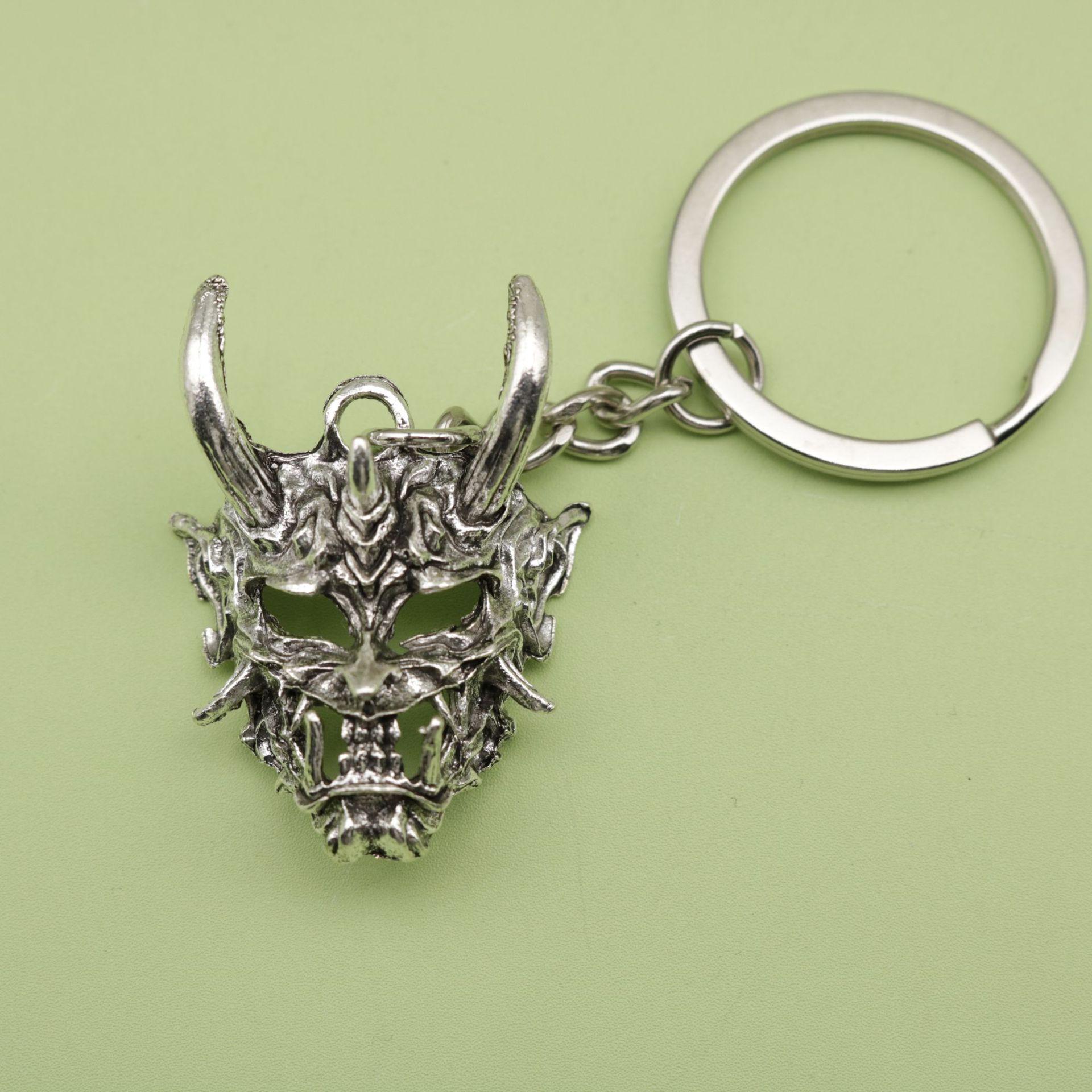 Devil Head Pendant Keychain: Hot Selling Foreign Trade Jewelry Mask