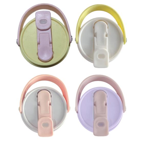 Plastic Cup Lid with Straw Hole for 30 Oz Tumbler Colorful Reusable Spill Proof Cup Cover Iced Drinks Coffee Water Lid for Drinking Utensils