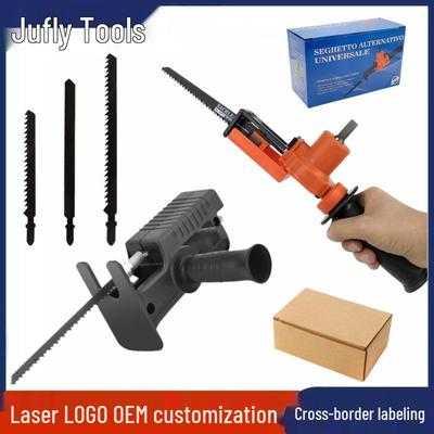 Multifunctional Handheld Electric Drill Chainsaw & Reciprocating Saw with Variable Speed for Woodworking