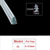 1/3/5/10M Door And Window Sealing Strip Aluminum Windproof Alloy Fixed Glass Gap Three T Type Fill The Card Slot Rubber Strips