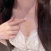 Sui Sui Fu Lu Chalcedony Gourd Pendant Silver Necklace