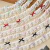 2Meters Doll Clothes Pet DIY Lace Trim Ribbon For Decorative Clothing Sewing Accessories Needlework Bow Fabric DIY Crafts Supply