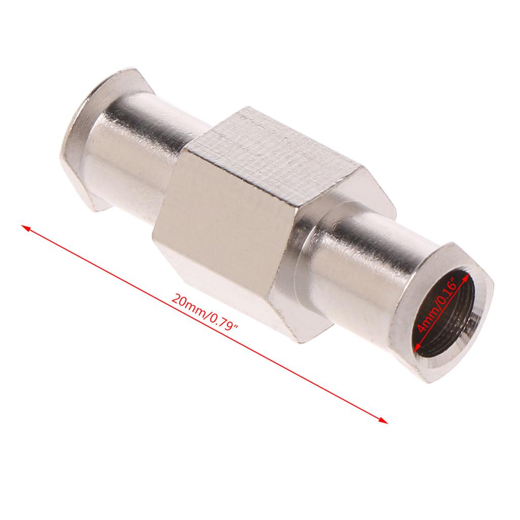 4mm Aperture Luer Lock Adapter Coupler Female to Female Fittings Connector