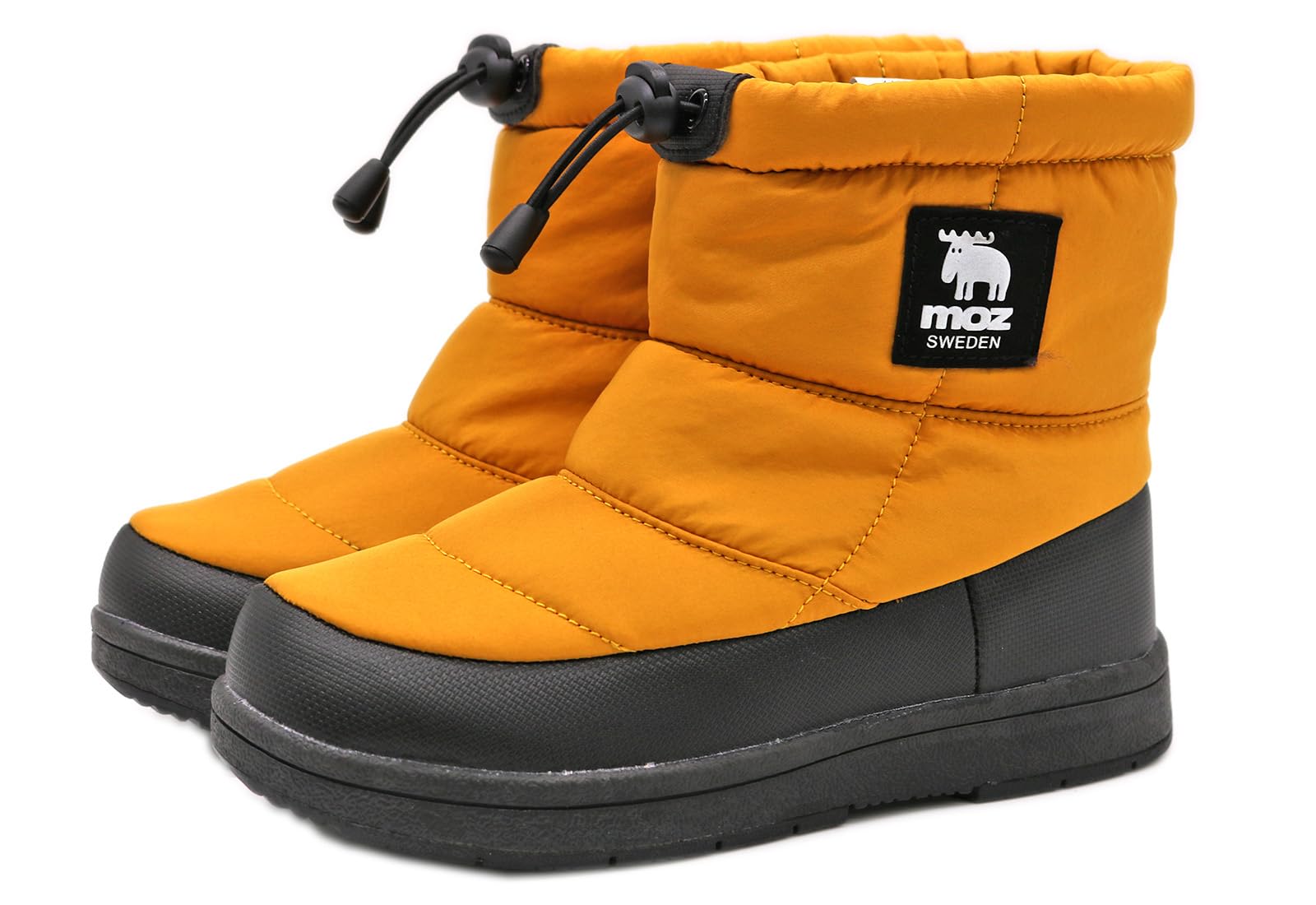 

снежная горчица [Мозу] Водоотталкивающие, водонепроницаемые, противоскользящие, морозостойкие, теплые, ботинки, дождь, снег, легкие, детские, дети, мальчики, девочки, горчичный