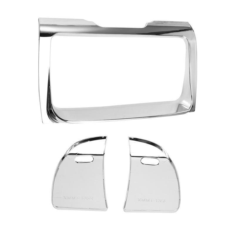 Reliable-Stereo Radio Trim Cover Housing Kit In Chrome For Touring Glide Electra Street Glid, Tri Glide Ultra 14 To 23 Mo