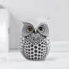 Handmade Owl Figurine Resin Craft Animal Sculpture Simple Owl Statue  Home Decor