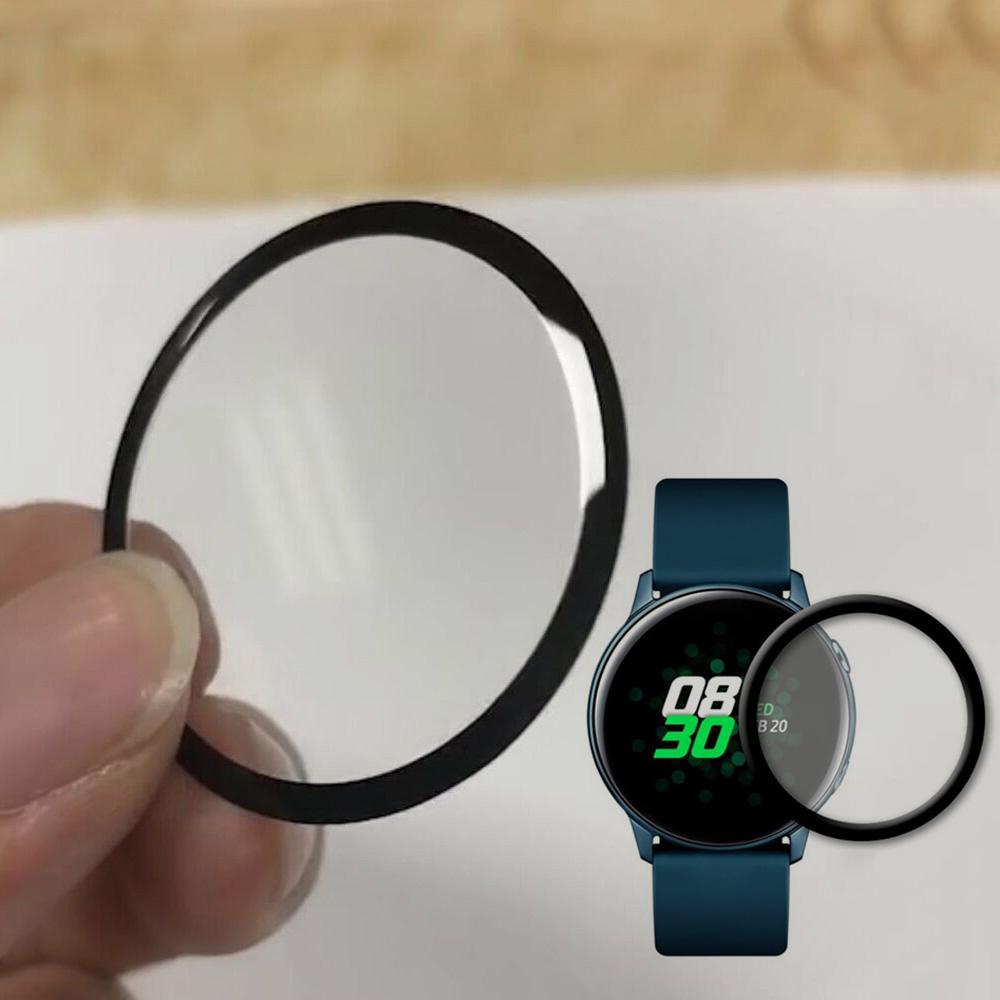

Для Galaxy Watch Активный экран Протектор HD защитная пленка с черным краем Полной защиты мягкий TPU 1шт
