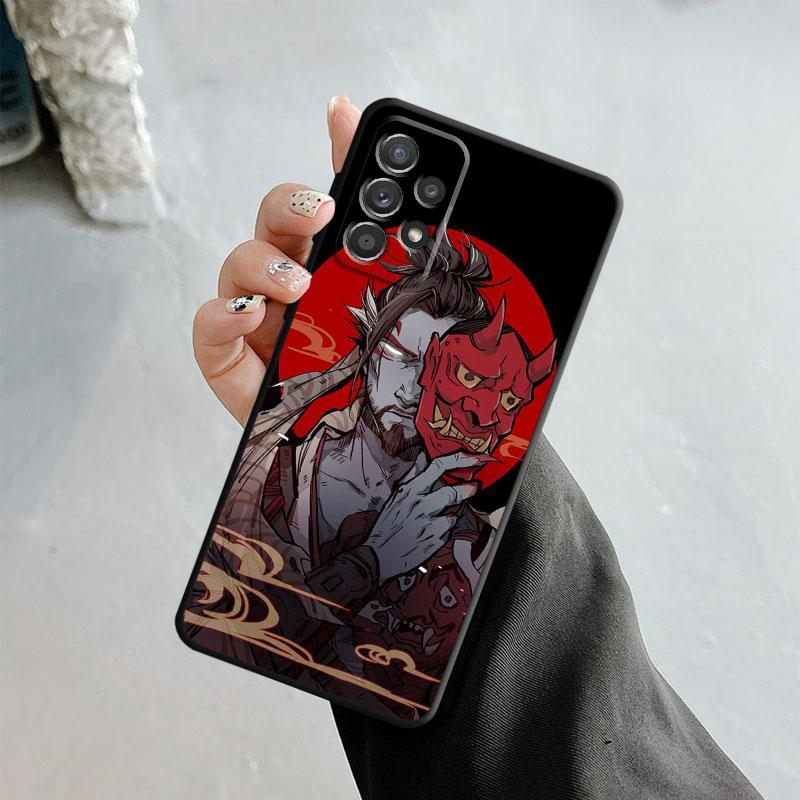 Japanese Samurai Game Art Case For Samsung Galaxy A14 A73 A53 A71 A51 A31 A33 A22 A12 A21s A13 A32 A52s A72 A52 A23