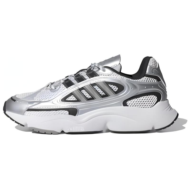 

Adidas Ozmillen Silver Metallic Black Sneakers IF1814 41⅓ серебряный