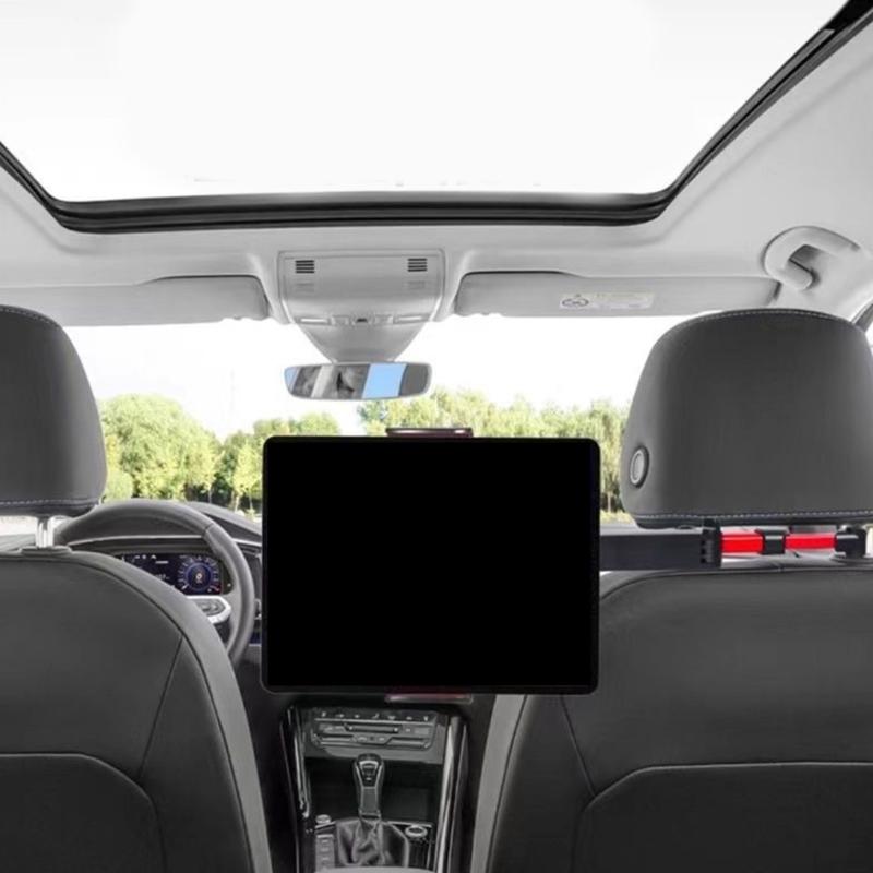 Suporte de Telefone com Apoio de Cabeça Extensível Para Bancos de Carro Suporte de Tablet Ajustável Com Braço Flexível Para Entretenimento no Banco Traseiro