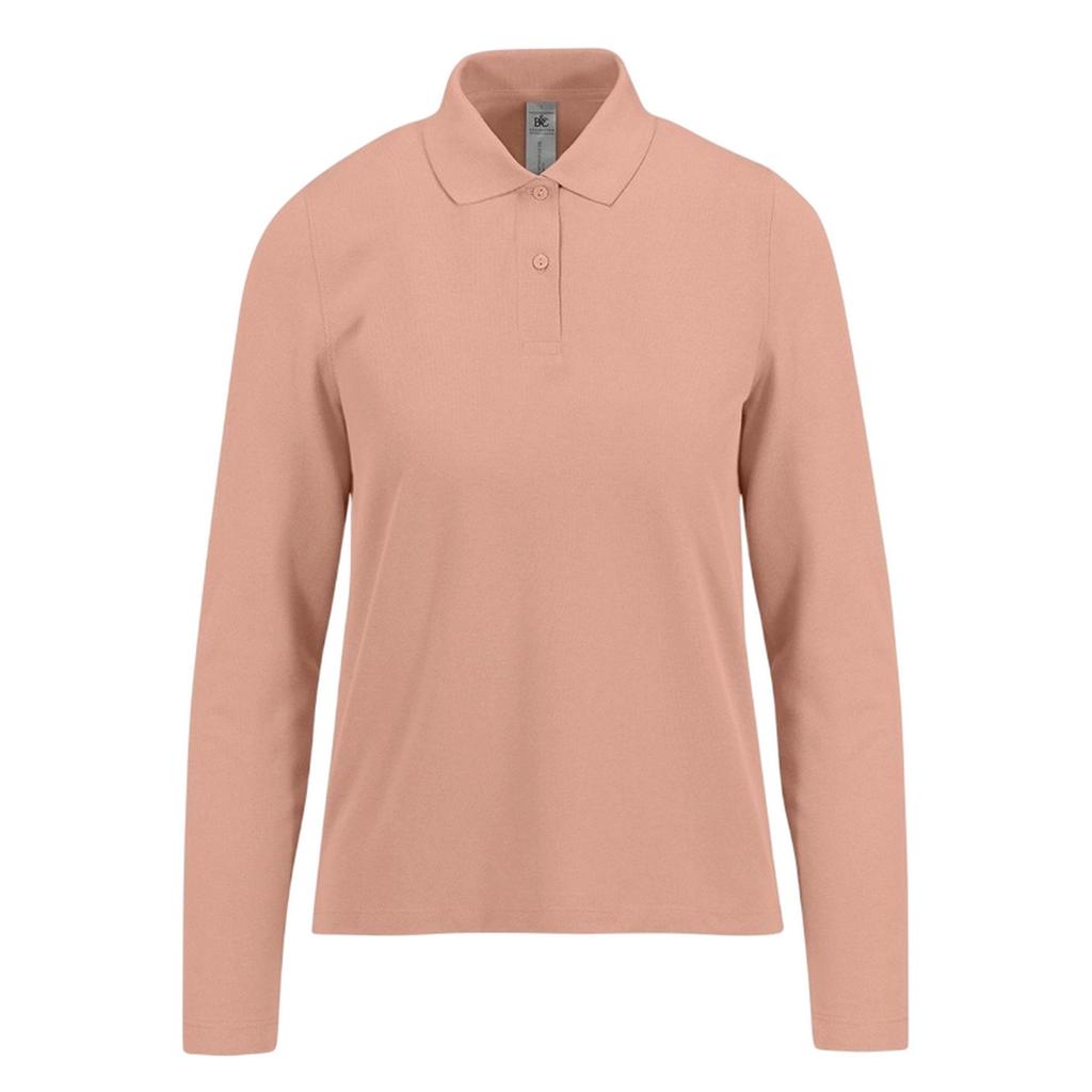 B&C Womens/Ladies My Polo 210 Long-Sleeved Polo Shirt