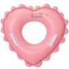 Heart Shape Baby Swim Ring Tube with Handle & Safety Seat Baby Swimming Float Leakproof Pool Floats Toys for Beach Party