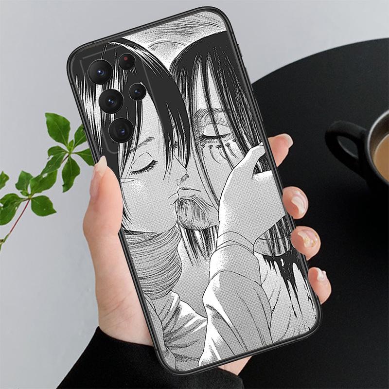 

Mikasa ackerman and eren yeager Phone Case For Samsung A55 A16 A56 A36 A35 A15 A53 A54 A33 A34 A25 A05S A52 A52S A14 A24 A26 A71 A52
