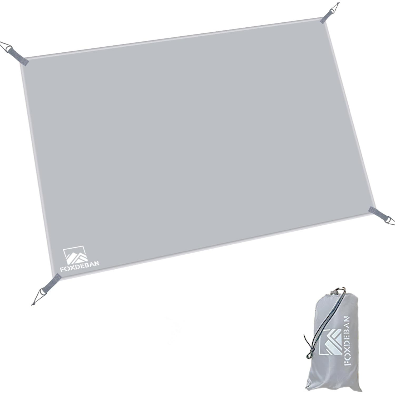 

Tent Cover with Mounted Hood for Snowshoeing Camping, Hiking, Backpacking, Fishing, Skiing, (Gray, 180210CM) серый
