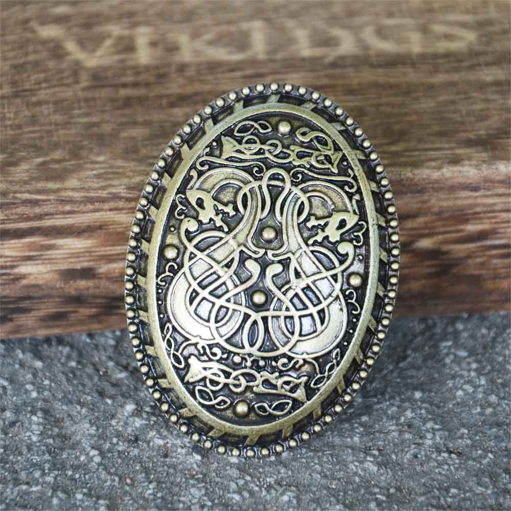 1 шт. Норвежская брошь-дракон Viking Аксессуары для рюкзаков Костюмов Талисман Значки Швеция Скандинавский значок