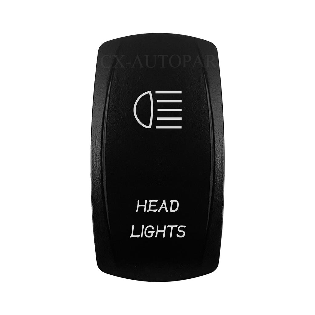 Laser-Engravable Rocker Switch Cap (No Body) - Switch Actuator Cover Replacement for 12V 24V Car Boat ATV Carling ARB Narva