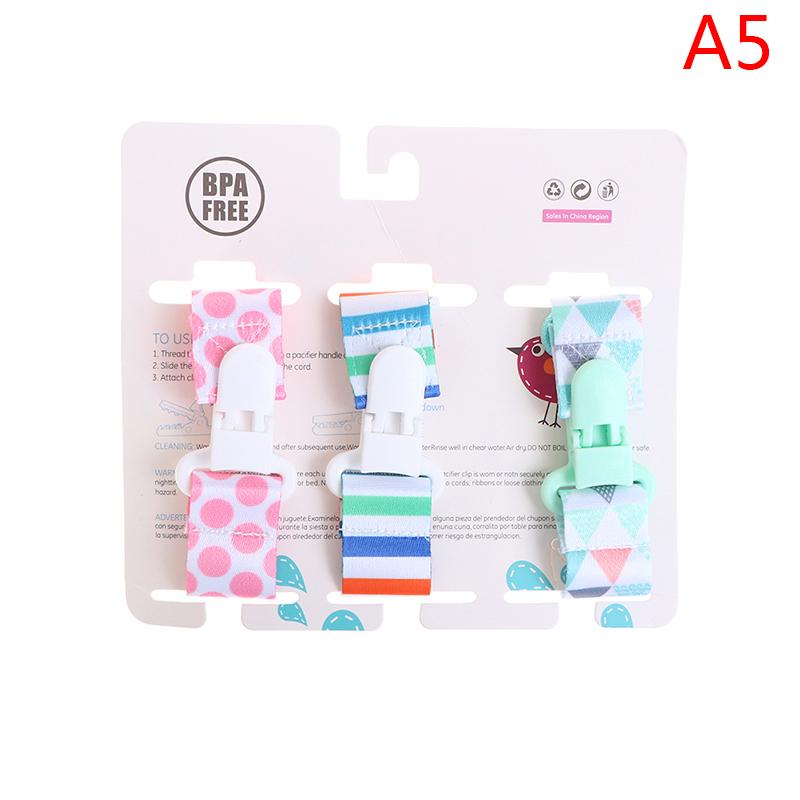 3Pcs/Set Baby Pacifier Clips Pacifier Chain Dummy Clip Nipple Holder For Nipples