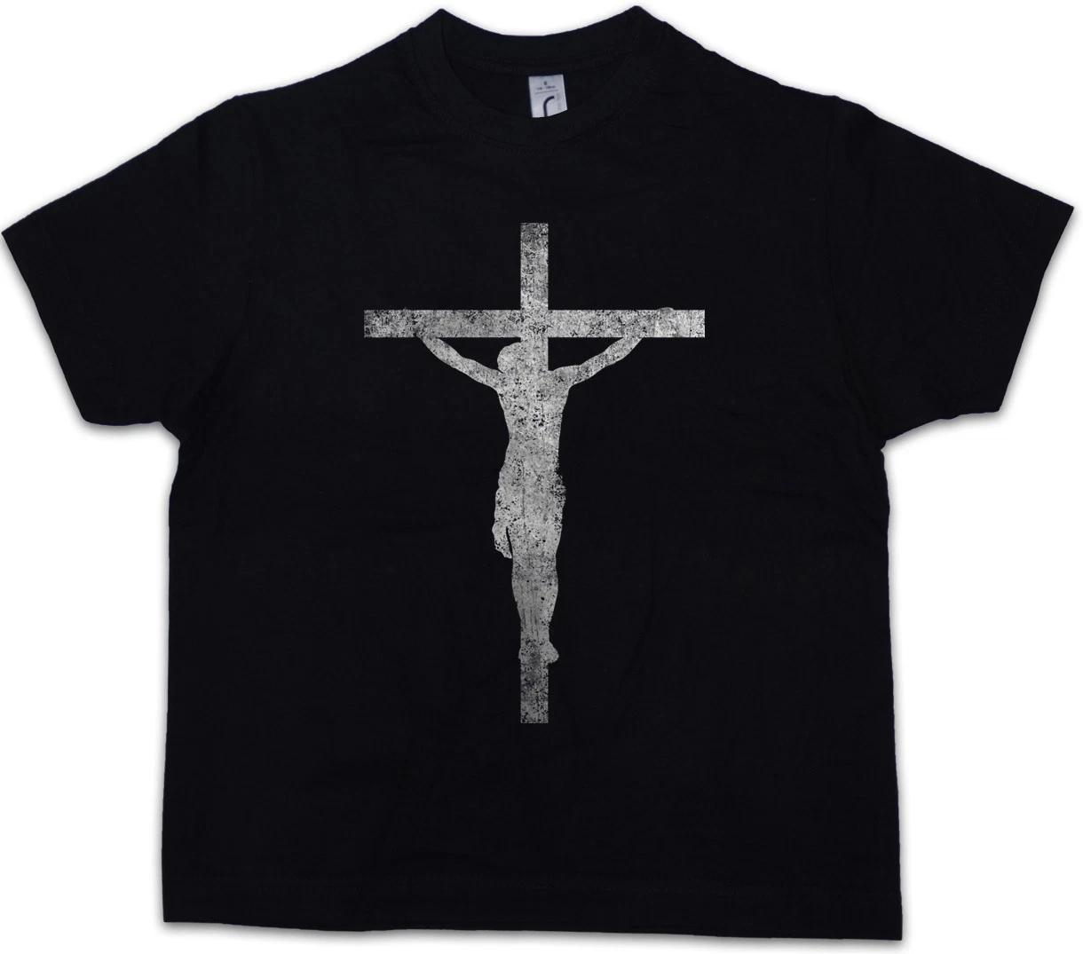 JESUS CROSS Kids Boys T-Shirt Jesus Messiah Messias Christianity God 160
