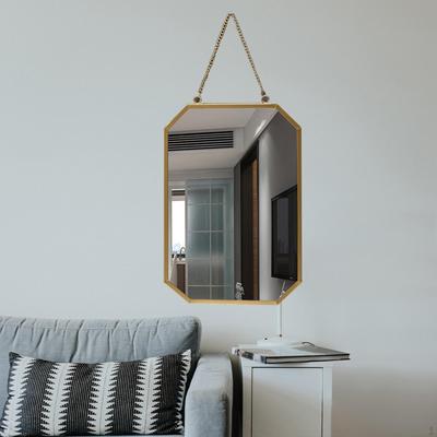 Contemporary Metal Frame Wall Mirror for Modern Home Decor
