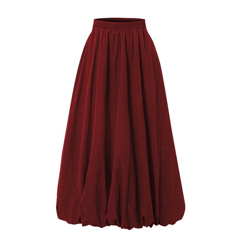 Women's Solid Color Print Casual Summer Spring Skirts