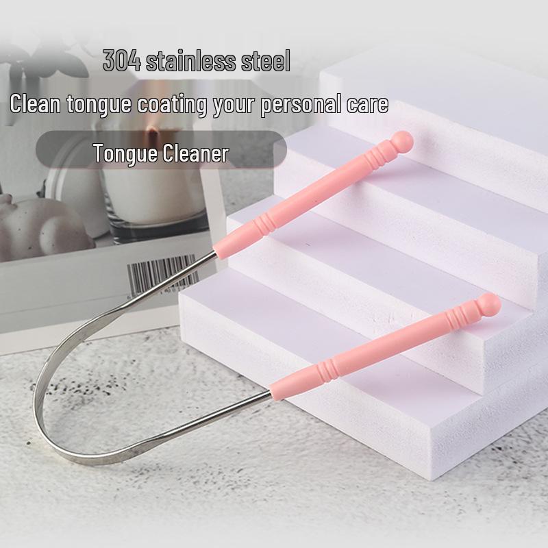 Stainless Steel U-shaped Tongue Scraper and Cleaner