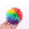 1/2/10/15Pcs Silicone Monkey Stringy Ball Anxiety Relief Colorful Sensory Ball Portable Travel Rainbow Fidget Ball Bouncy Pom Stress Ball Party Favors