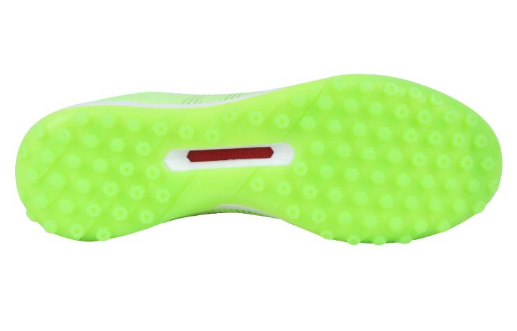 Li Ning Fabric Slip Resistant And Breathable Soccer Shoes Men's Neon Green ASTS001-4