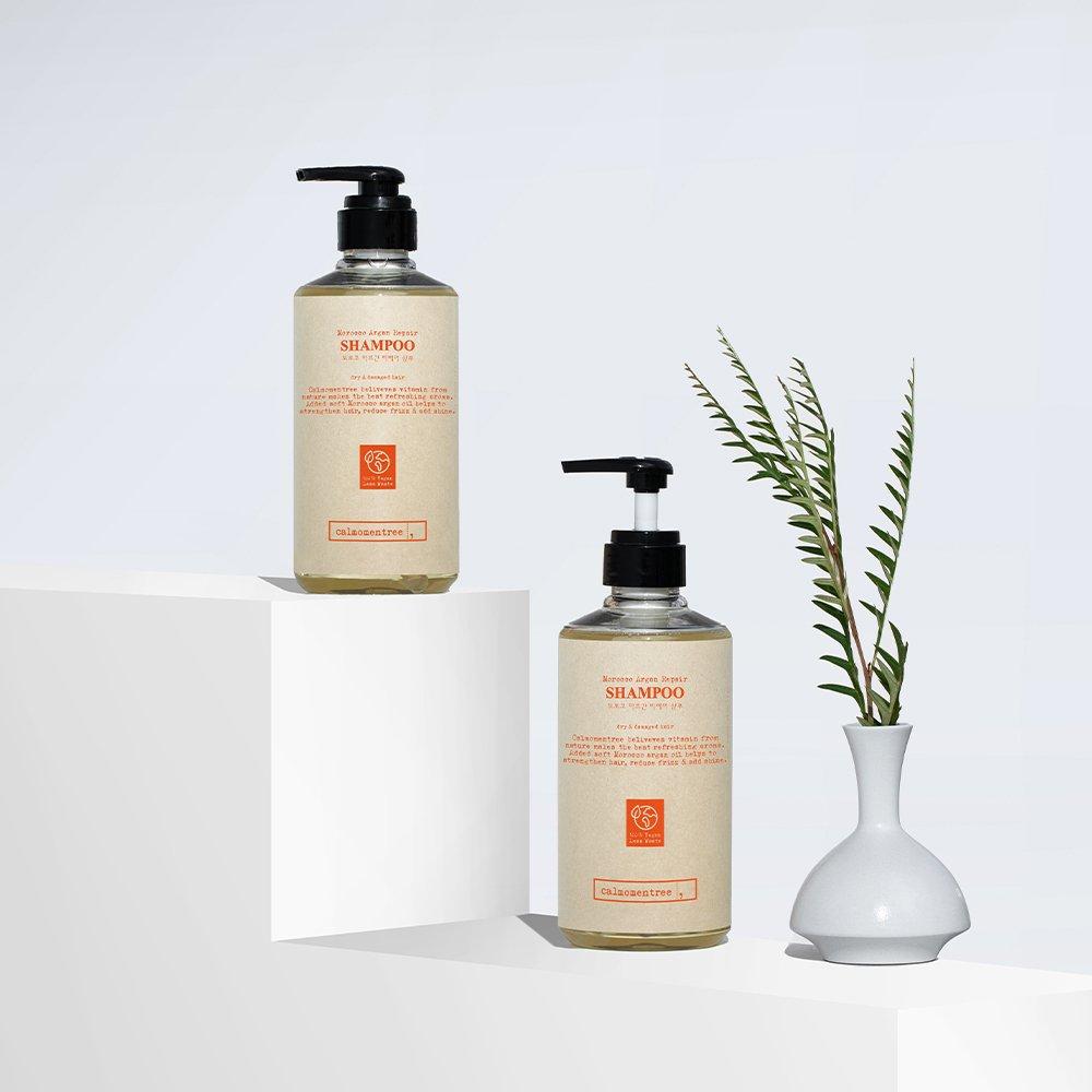 1+1 calmomentree moroccan argan repair shampoo 550ml